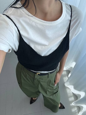 「アイテム（アンサンブル）」を使った、MOMOKO_BABYLONEルミネ新宿さん（レディース・161cm）の夏コーディネート