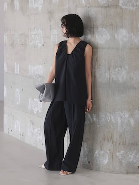 MOMOKO_BABYLONEルミネ新宿さん(レディース・161cm)の春コーディネート