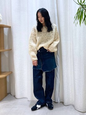 MOMOKO_BABYLONEルミネ新宿さん(レディース・161cm)の冬コーディネート