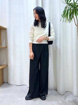 「ALICE MARTHA（アリスマシャ）のアイテム」を使った、MOMOKO_BABYLONEルミネ新宿さん（レディース・161cm）の冬コーディネート