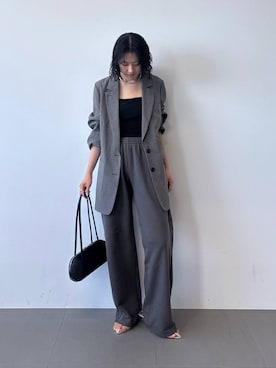 「ADD CULUMN（アドカラム）のアイテム」を使った、MOMOKO_BABYLONEルミネ新宿さん（レディース・161cm）の春コーディネート