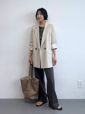 MOMOKO_BABYLONEルミネ新宿さん（レディース・161cm）の春コーディネート