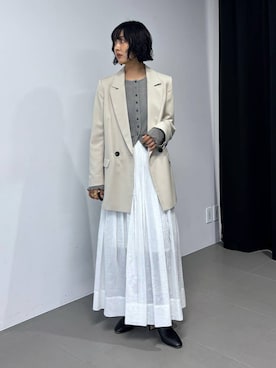 MOMOKO_BABYLONEルミネ新宿さん（レディース・161cm）の冬コーディネート