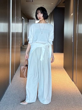 MOMOKO_BABYLONEルミネ新宿さん（レディース・161cm）の冬コーディネート