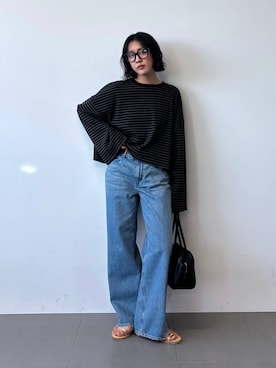 「BABYLONE（バビロン）のアイテム」を使った、MOMOKO_BABYLONEルミネ新宿さん（レディース・161cm）の春コーディネート