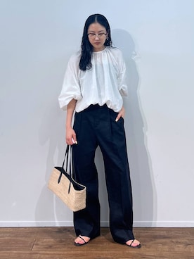 MOMOKO_BABYLONEルミネ新宿さん（レディース・161cm）の春コーディネート