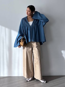 MOMOKO_BABYLONEルミネ新宿さん(レディース・161cm)の冬コーディネート