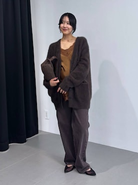 「upperhights（アッパーハイツ）のアイテム」を使った、MOMOKO_BABYLONEルミネ新宿さん（レディース・161cm）の秋コーディネート