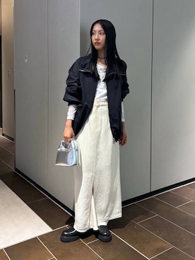 「マウンテンパーカー」｜MOMOKO_BABYLONEルミネ新宿さん（レディース・161cm・20代）の秋コーディネート