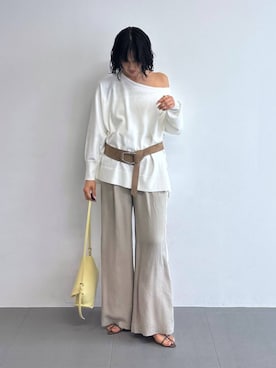 MOMOKO_BABYLONEルミネ新宿さん（レディース・161cm）の春コーディネート