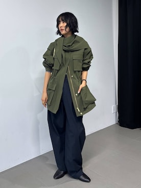 MOMOKO_BABYLONEルミネ新宿さん（レディース・161cm）の冬コーディネート