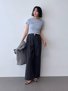 MOMOKO_BABYLONEルミネ新宿さん（レディース・161cm）の春コーディネート