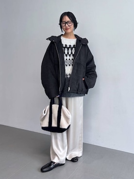 「MOHI（モヒ）のアイテム」を使った、MOMOKO_BABYLONEルミネ新宿さん（レディース・161cm）の秋コーディネート