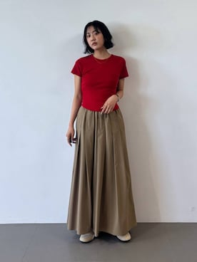 「BABYLONE（バビロン）のアイテム」を使った、MOMOKO_BABYLONEルミネ新宿さん（レディース・161cm）の春コーディネート