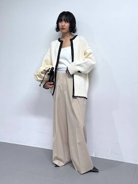 MOMOKO_BABYLONEルミネ新宿さん（レディース・161cm）の冬コーディネート