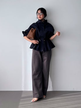 MOMOKO_BABYLONEルミネ新宿さん（レディース・161cm）の春コーディネート