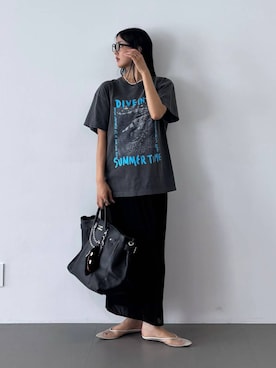 MOMOKO_BABYLONEルミネ新宿さん(レディース・161cm)の夏コーディネート