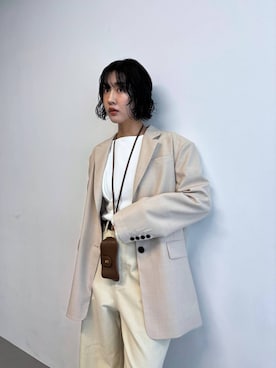 MOMOKO_BABYLONEルミネ新宿さん（レディース・161cm）の冬コーディネート