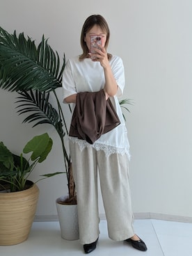 syuna__chanさん（レディース・164cm）の夏コーディネート