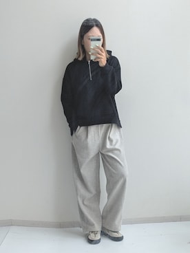 「アイテム（バレエシューズ）」を使った、syuna__chanさん（レディース・164cm・40代）の秋コーディネート