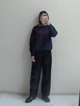 「アイテム（ブーツ）」を使った、syuna__chanさん（レディース・164cm・40代）の秋コーディネート