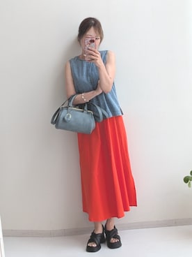 「nissen（ニッセン）のアイテム」を使った、syuna__chanさん（レディース・164cm）の夏コーディネート