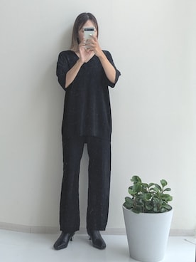 syuna__chanさん（骨格ウェーブ・レディース・164cm・40代）の秋コーディネート