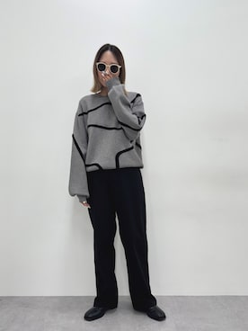 syuna__chanさん（骨格ウェーブ・レディース・164cm・40代）の秋コーディネート