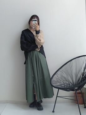 「nissen（ニッセン）のアイテム」を使った、syuna__chanさん（レディース・164cm）の秋コーディネート