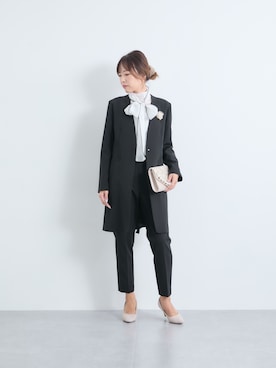 「アイテム（フォーマルスーツ/小物）」を使った、syuna__chanさん（レディース・164cm）の冬コーディネート