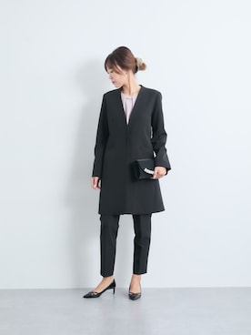 「アイテム（フォーマルスーツ/小物）」を使った、syuna__chanさん（レディース・164cm）の冬コーディネート