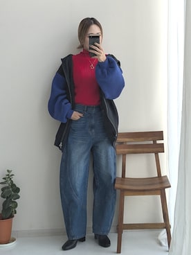 「nissen（ニッセン）のアイテム」を使った、syuna__chanさん（レディース・164cm・40代）の冬コーディネート