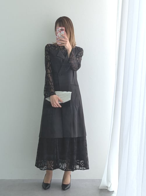 結婚式・パーティー・オケージョンドレス】ジャケットドッキング