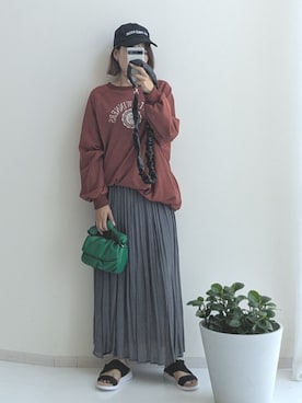 「アイテム（スウェット）」を使った、syuna__chanさん（レディース・164cm・40代）の夏コーディネート