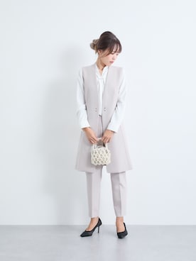 「セレモニー」｜syuna__chanさん（レディース・164cm）の冬コーディネート