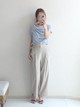 syuna__chanさん（レディース・164cm）の夏コーディネート