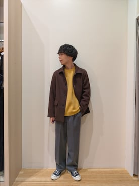 「URBAN RESEARCH」｜「アイテム（ジャケット/アウター）」を使った、takataさん（メンズ・173cm）の冬コーディネート
