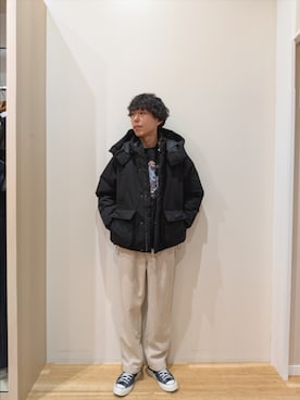 「URBAN RESEARCH」｜「アイテム（ジャケット/アウター）」を使った、takataさん（メンズ・173cm）の冬コーディネート