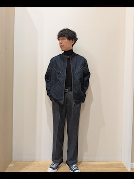 「カシミヤ」｜takataさん（メンズ・173cm）の秋コーディネート