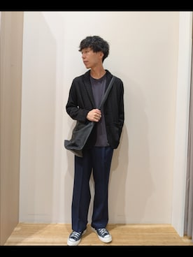 「季節の変わり目羽織コーデ」｜「アイテム（その他アウター）」を使った、takataさん（メンズ・173cm）の秋コーディネート