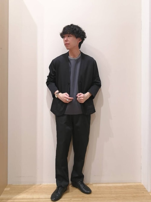 『セットアップ対応』マシンウォッシャブルピケテーパードパンツ
