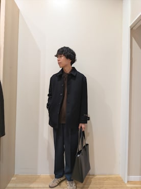 「アイテム（テーラードジャケット）」を使った、takataさん（メンズ・173cm）の冬コーディネート