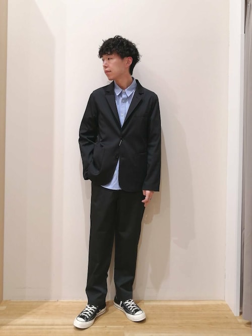 『セットアップ対応』マシンウォッシャブルピケテーパードパンツ