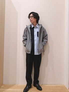 「アイテム（マウンテンパーカー）」を使った、takataさん（メンズ・173cm）の秋コーディネート