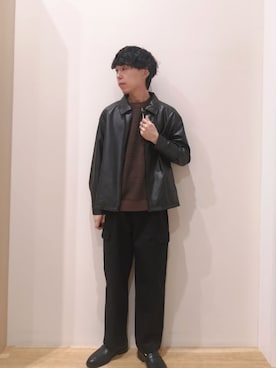 「URBAN RESEARCH」｜「アイテム（ブルゾン）」を使った、takataさん（メンズ・173cm）の秋コーディネート