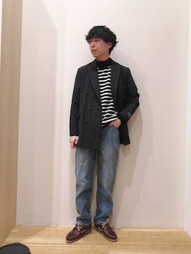 「URBANRESEARCH」｜「アイテム（その他アウター）」を使った、takataさん（メンズ・173cm）の冬コーディネート