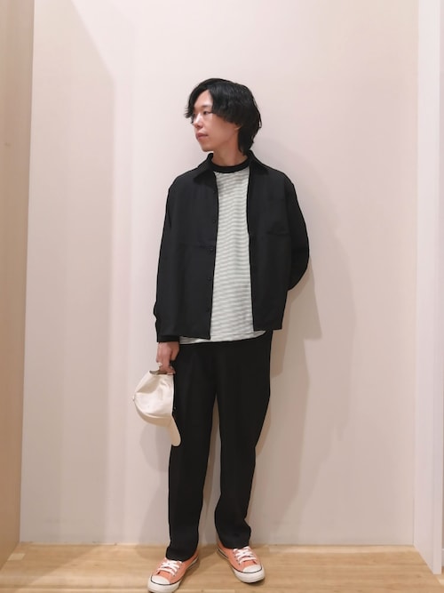 ストレッチツイル テーパードパンツ
