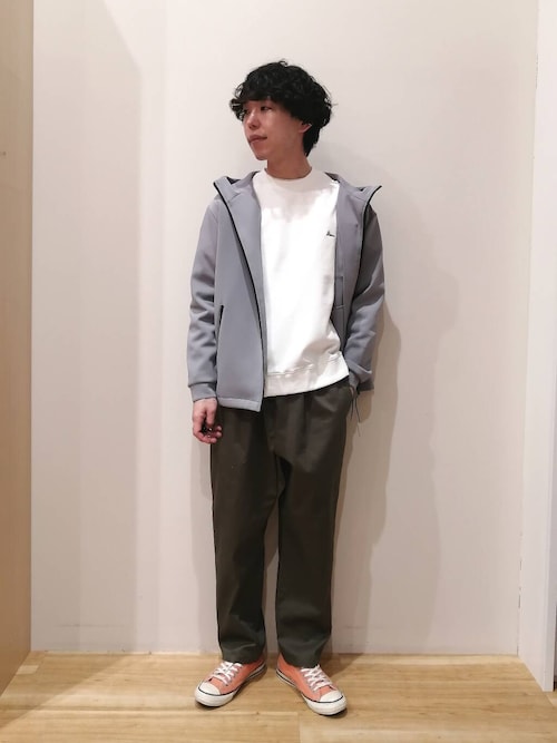 サイドポケット スウェットプルオーバー
