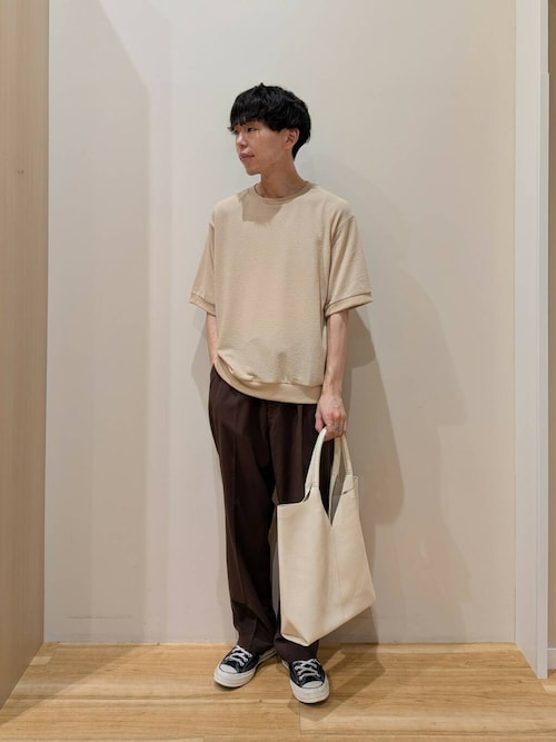 『セットアップ対応』ヨウリュウ1-tuckテーパードパンツ