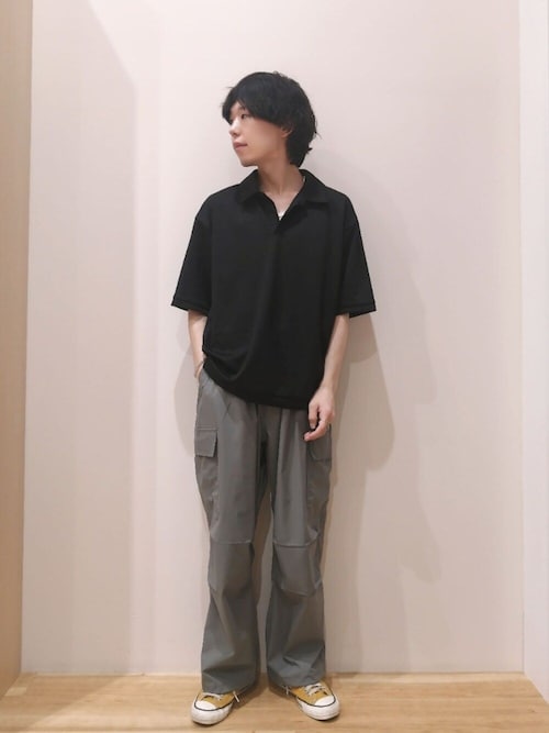 ウエストイージー ポリカーゴパンツ